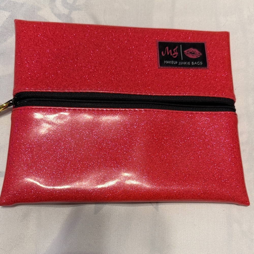Makeup Junkie glitter bag.